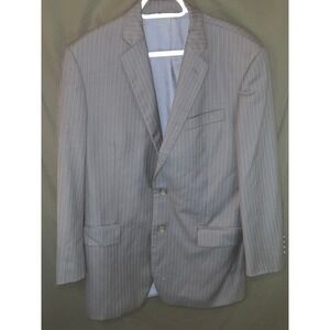 Brooks Brothers SAXON Madison Men's Navy Pinstripe Wool Blend Suit Jacket Blazer